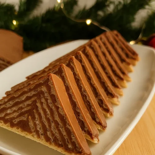 Nepečená oblátková pyramída