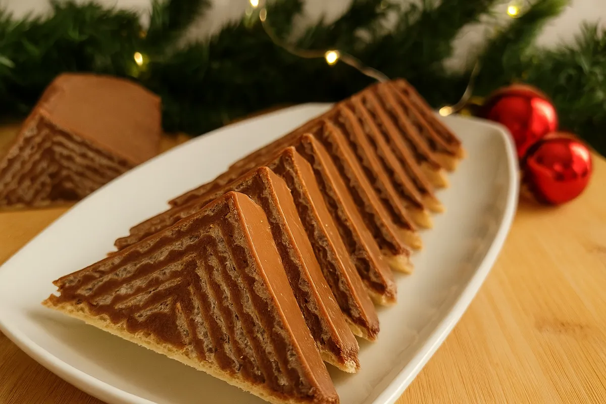 Nepečená oblátková pyramída