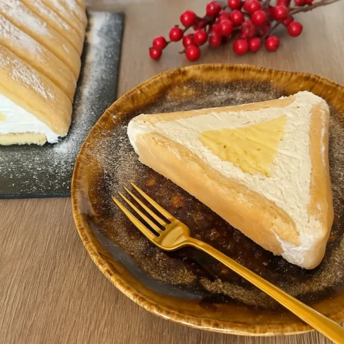 Nepečená piškótová strecha