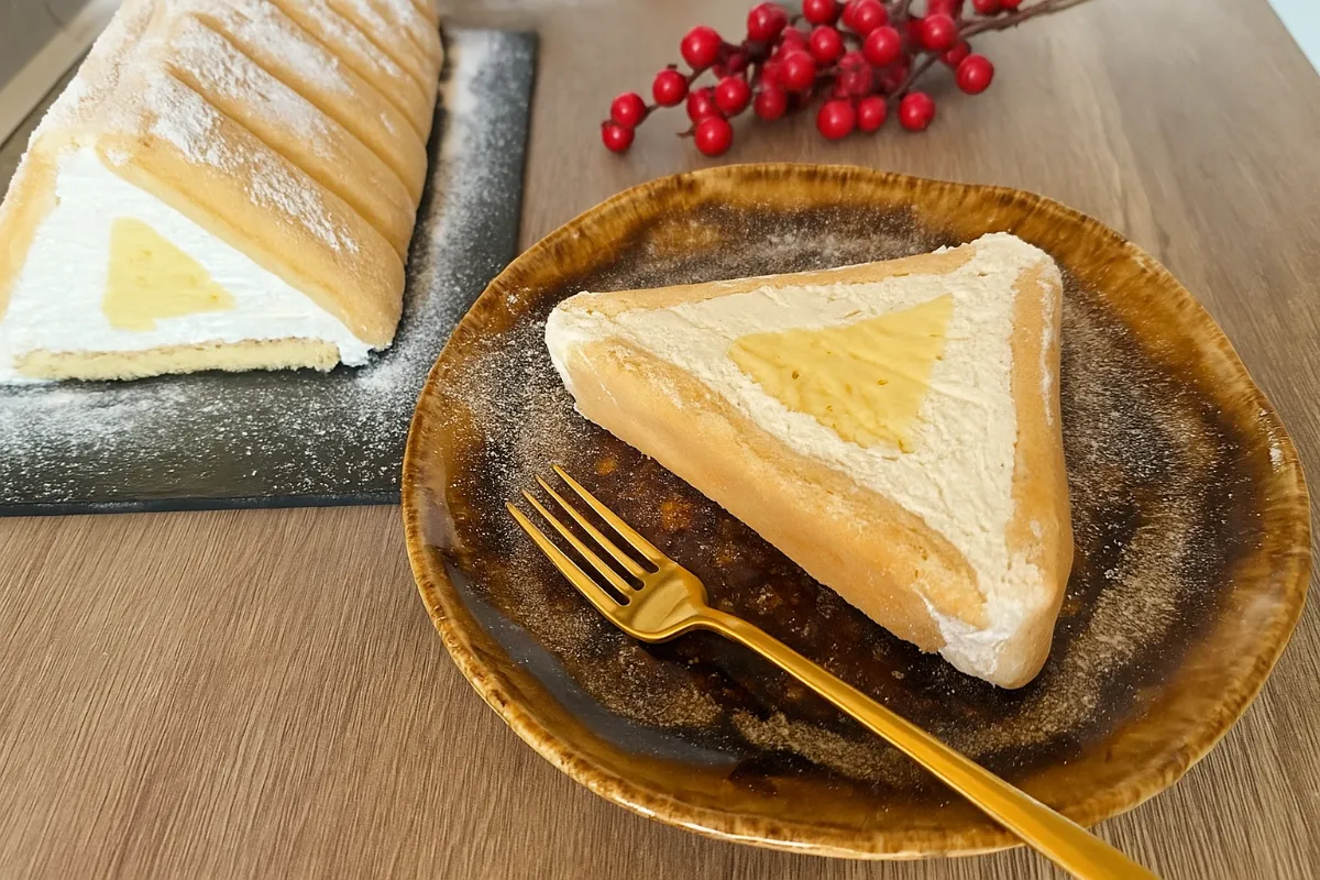 Nepečená piškótová strecha