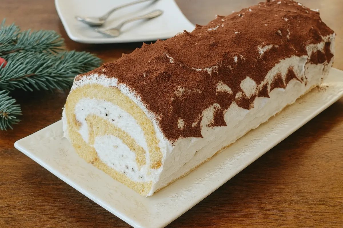 Nepečená vianočná roláda