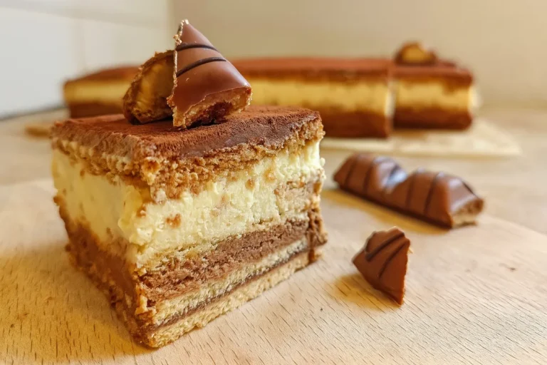 Nepečené Kinder Bueno rezy