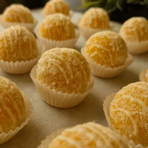 Nepečené mrkvové guľky s kokosom