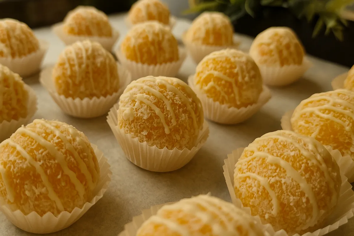 Nepečené mrkvové guľky s kokosom