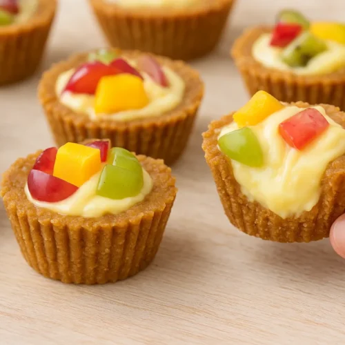 Nepečené ovocné košíčky