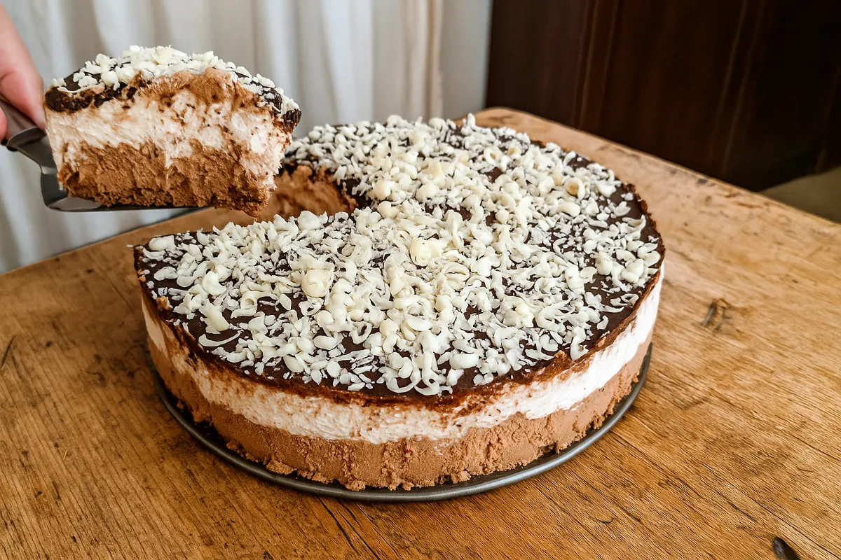 Nepečený Kinder Bueno cheesecake
