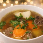 Novoročný hovädzí vývar