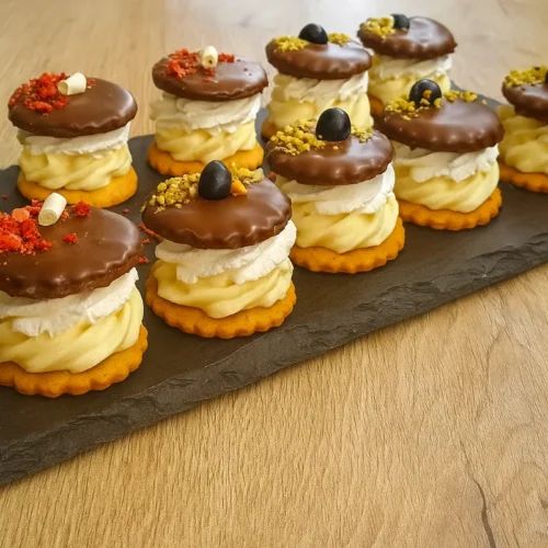 Okrúhle medové krémeše