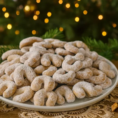 Orechové rožky s masťou