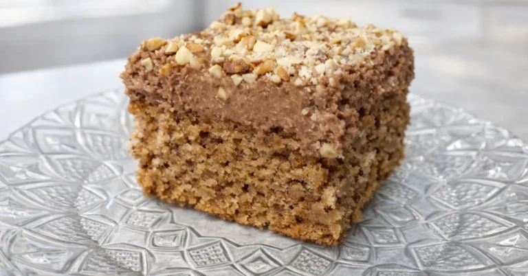 Orechový koláč s čokoládou