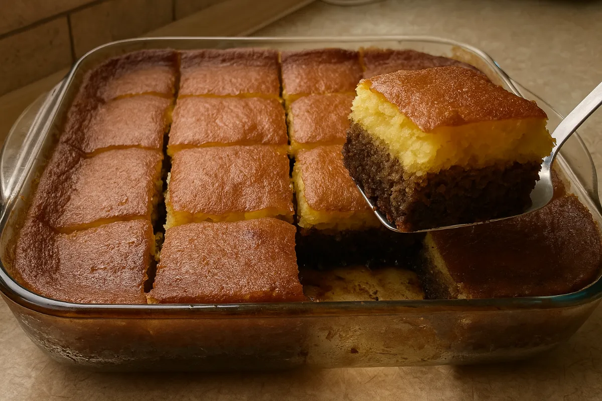 Orechový koláč so sirupom