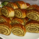 Orechový mini závin z kefírového cesta