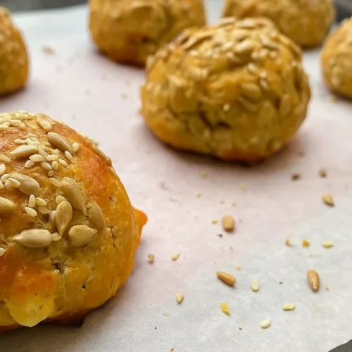 Ovsené žemle so syrom Cottage