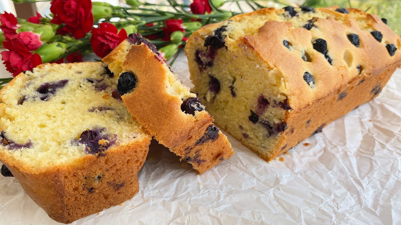 čučoriedkový chlebíček