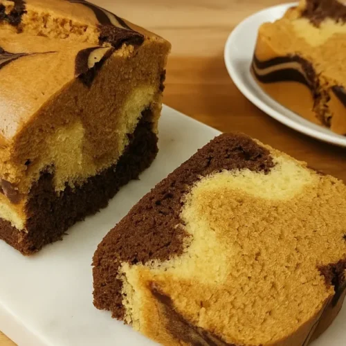 Parený mramorový koláč (Brudel)