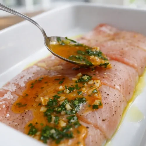 Pečená ryba na masle