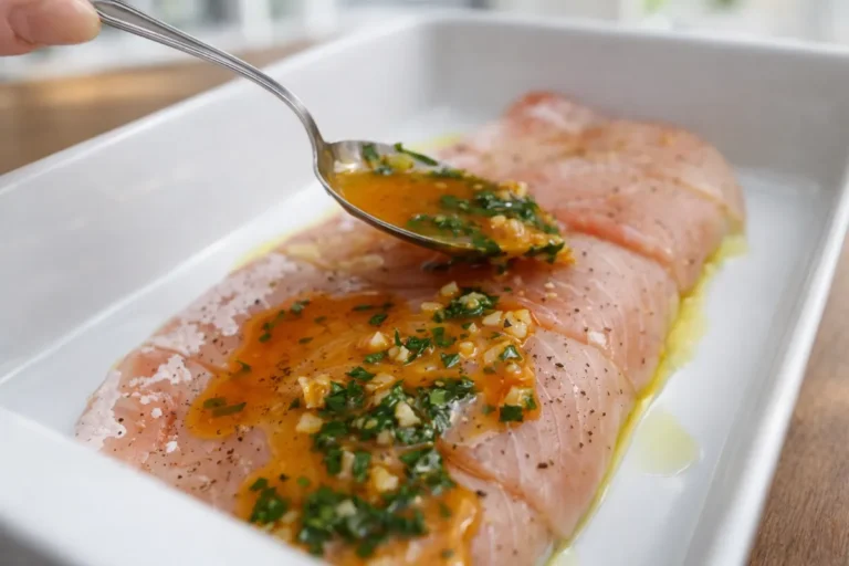 Pečená ryba na masle