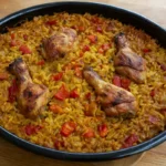 Pečené kuracie stehná s ryžou