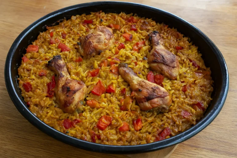 Pečené kuracie stehná s ryžou