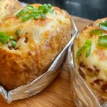 Pečené plnené zemiaky s mozzarellou