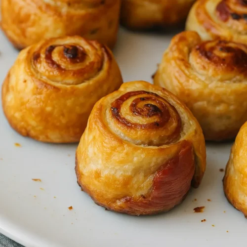 Pizza slimáky z lístkového cesta