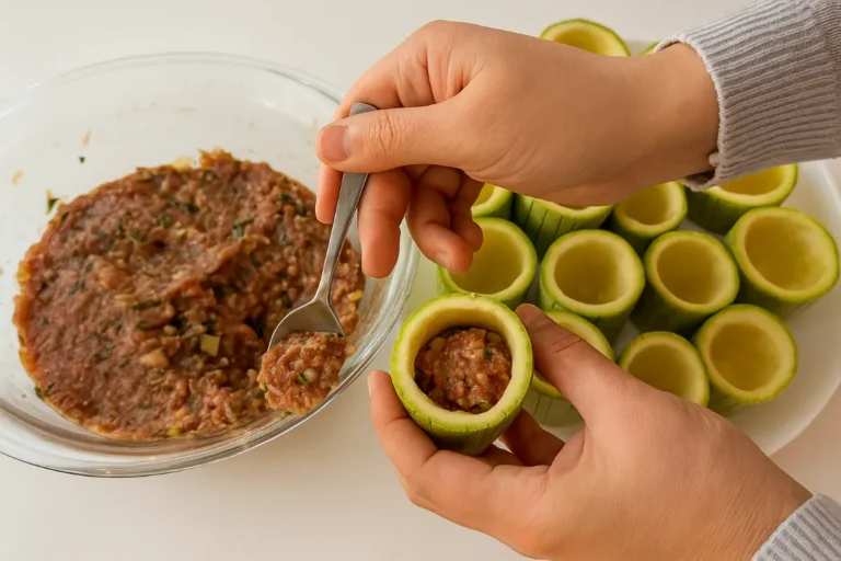 Šťavnatá plnená cuketa s mäsom