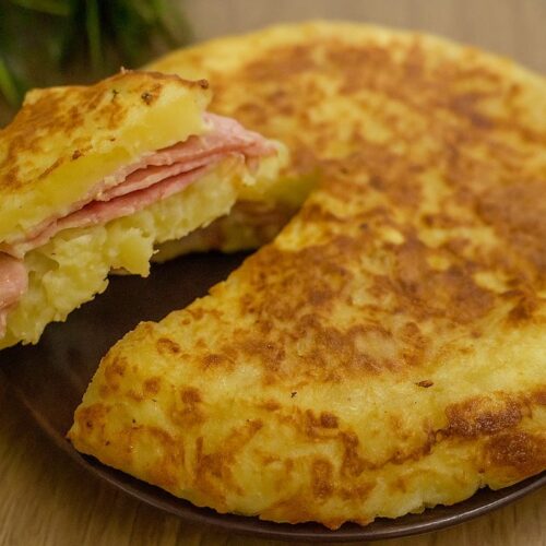 Plnená zemiaková omeleta