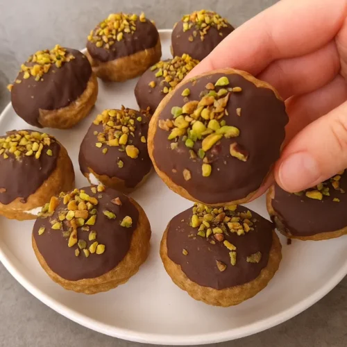 Plnené kávové šišky