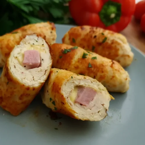 Plnené kuracie rolky