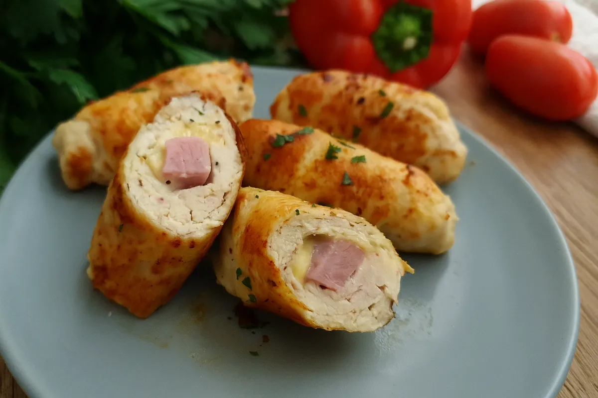 Plnené kuracie rolky