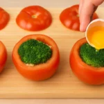 Plnené paradajky s brokolicou