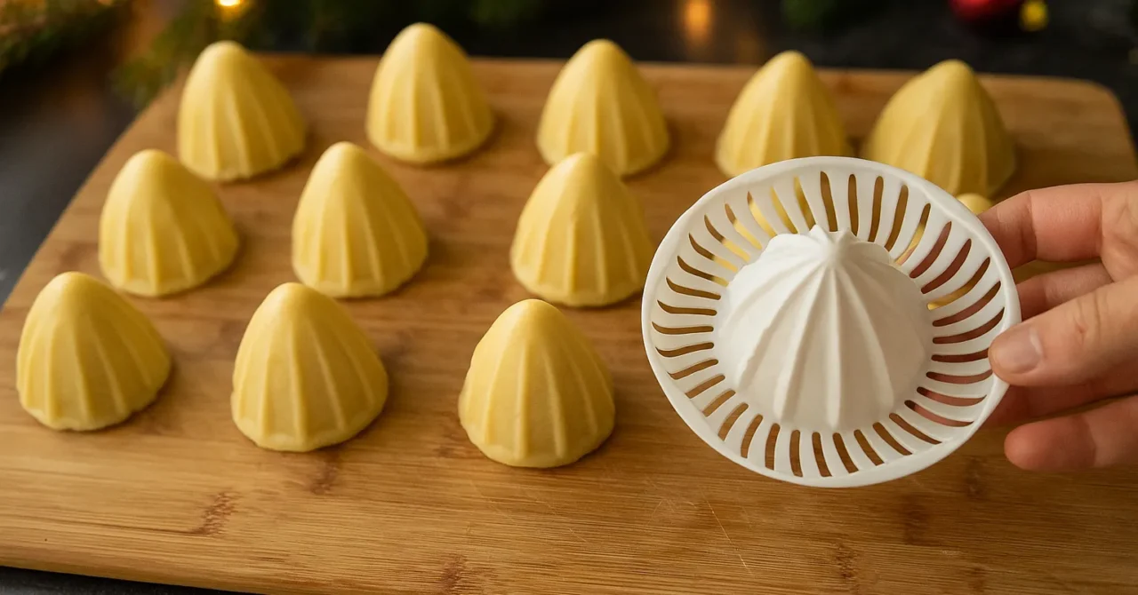 Plnené vianočné koláčiky