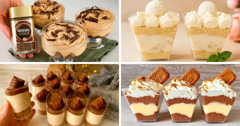 Recepty na dezerty do pohára