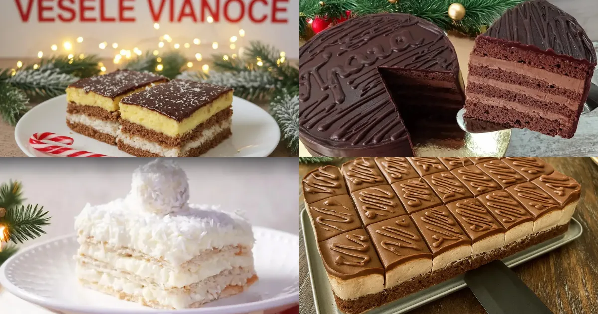 Recepty na vianočné torty a zákusky