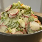 Reďkovkový šalát s vajíčkom