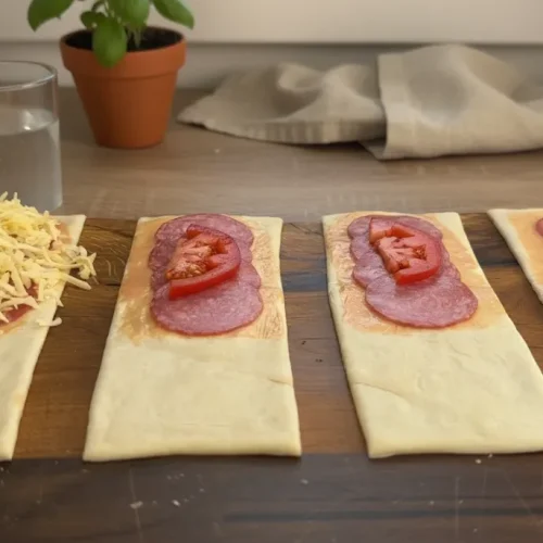 Rýchle salámové taštičky