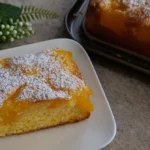 Rýchly liaty koláč s pomarančovým krémom
