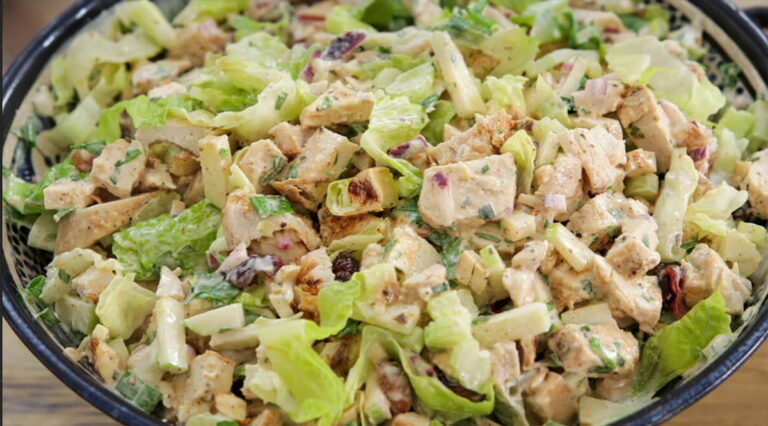 Šalát na chudnutie s kuracím mäsom