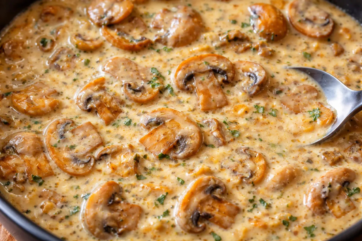 Šampiňónová omáčka