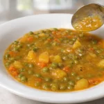 Sedliacka polievka s hráškom