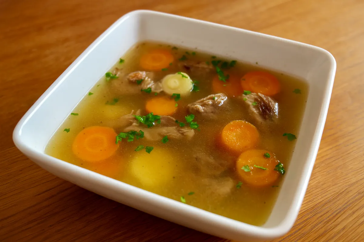 Silný bravčový vývar