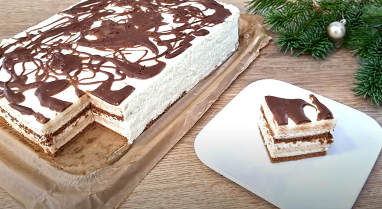 Silvestrovská EXPRES nepečená torta