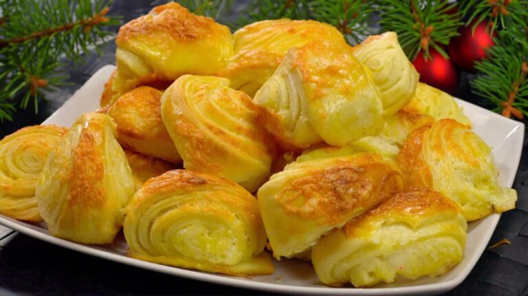 Silvestrovské syrové trojuholníčky