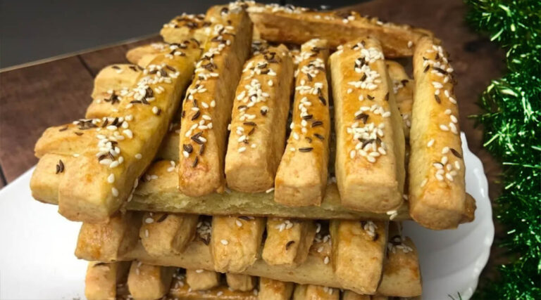 Silvestrovské syrové tyčinky