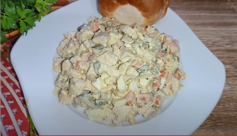 Skvelý šalát s kuracím mäsom