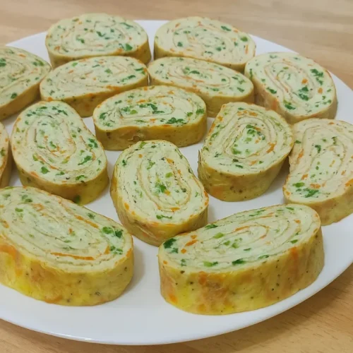 Slaná mrkvová roláda