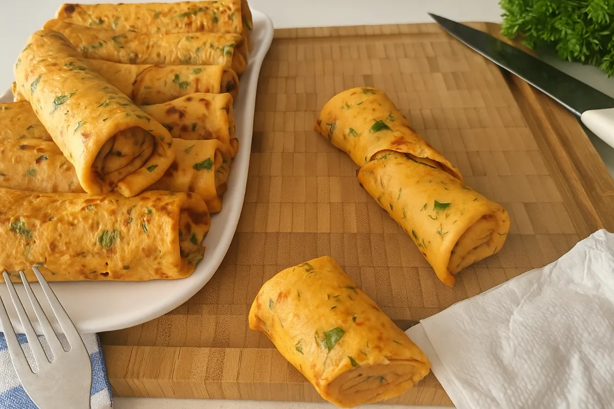 Slané palacinky plnené mletým mäsom