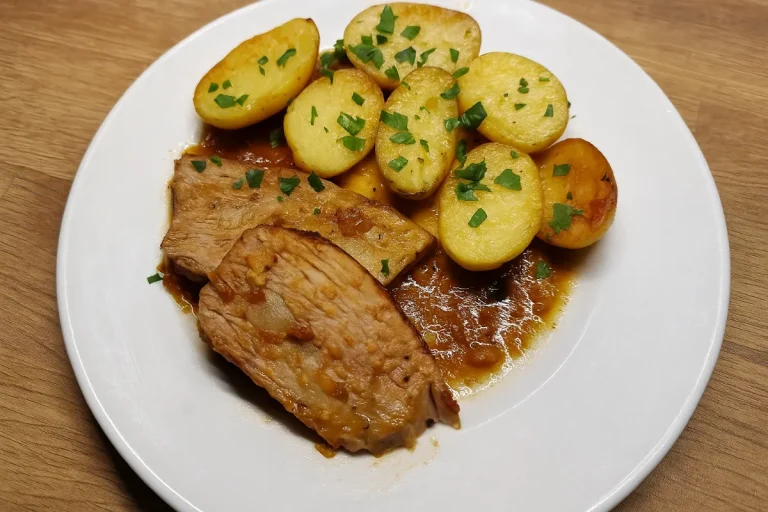 Špikované bravčové stehno