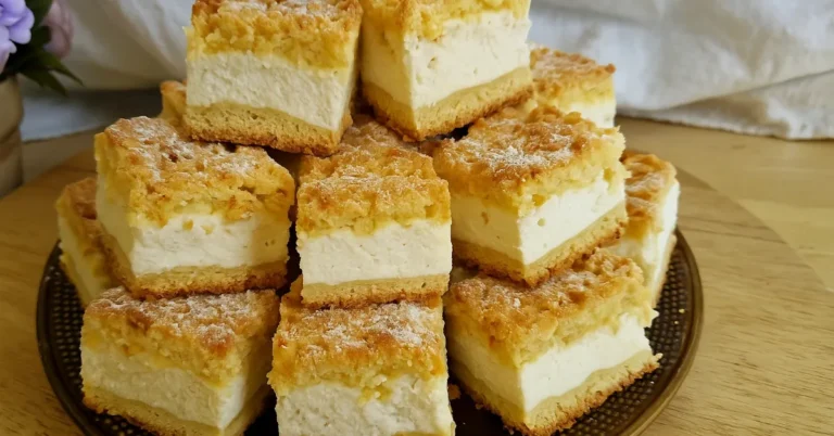 Strúhaný tvarohový koláč