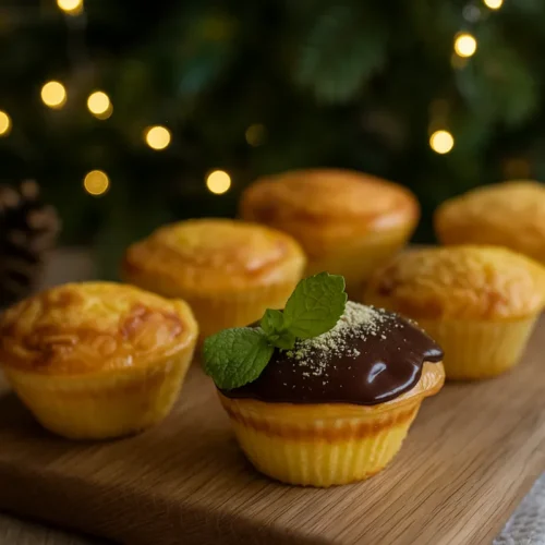 Sviatočné pomarančové muffiny